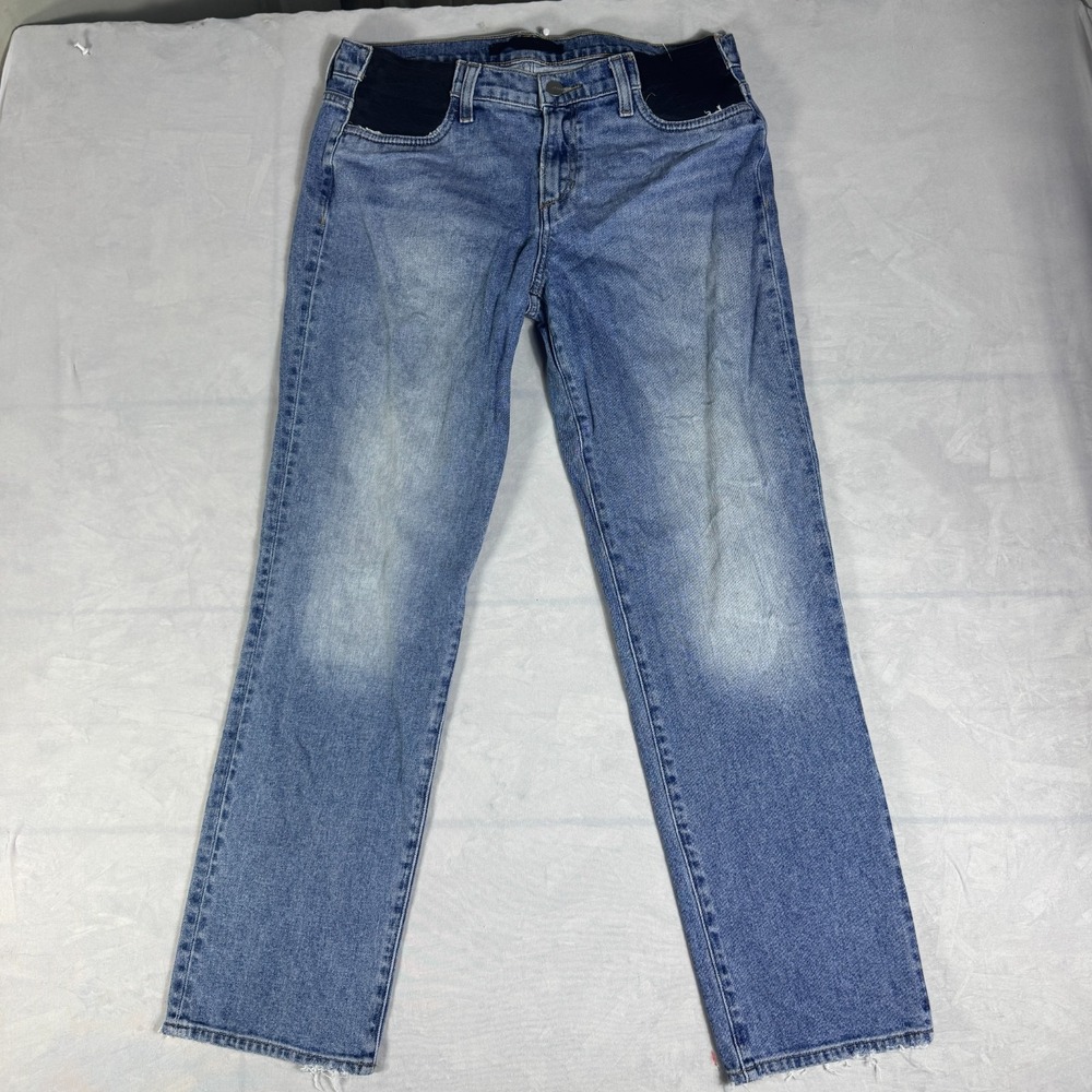 Joe's The Lara Womens Cigarette Ankle Jeans Blue Stone Wash Denim Mid Rise 27
